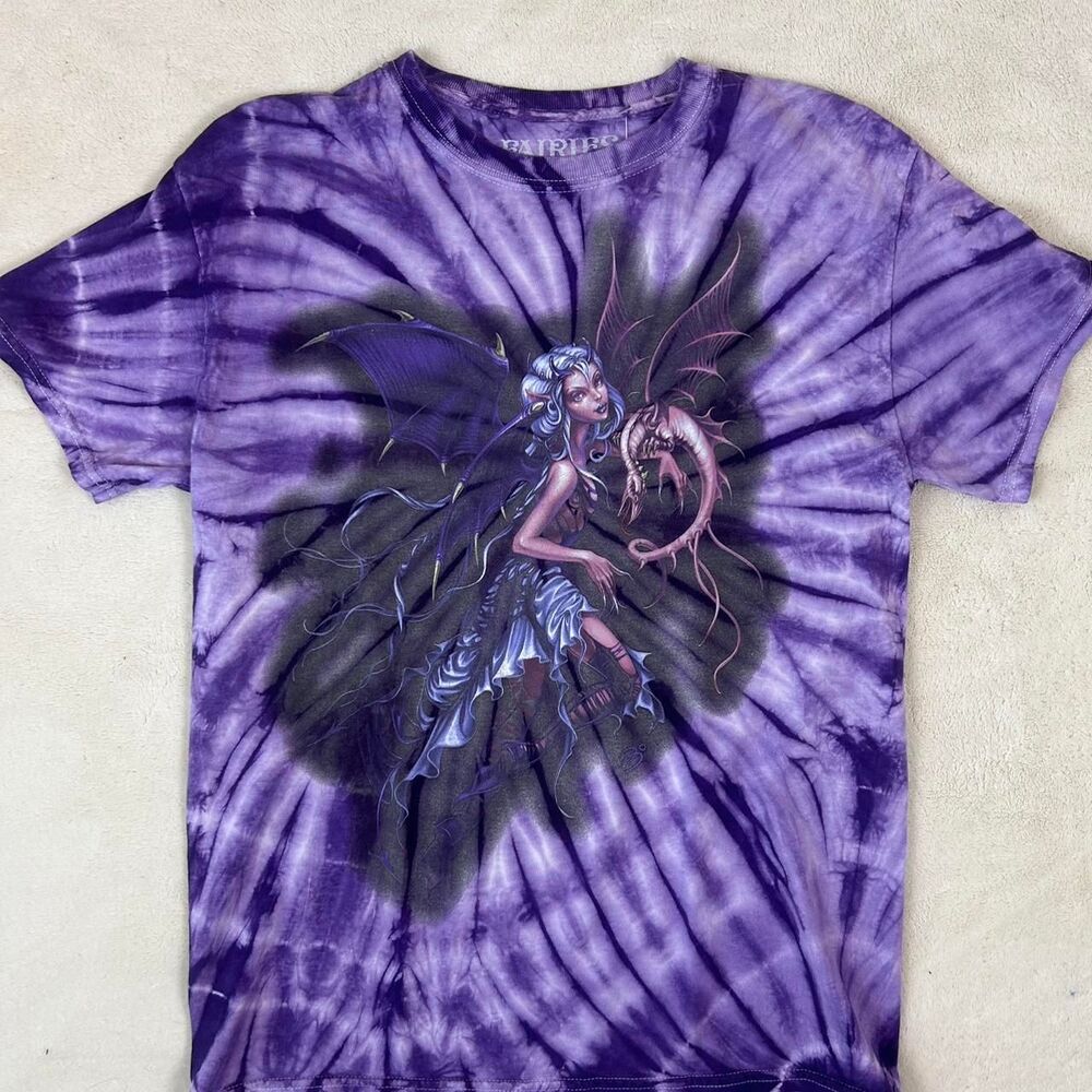 Purple Tie Dye Fairies by Tricks Tee